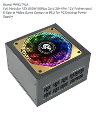 Full Modular ATX 850W 80Plus Gold 20+4Pin 12V Professional E-Sports Video Game picture