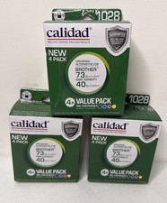 3 x Calidad VP2 1028 Universal Alternative For Brother 73/40 Ink Value 4 Pack picture