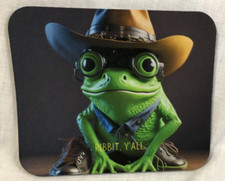 Cowboy Frog Mousepad 