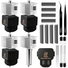 HIMOMO 4Pcs 0.4MM Stainless Steel Hotend Kit for Bambu Lab A1/A1 Mini picture