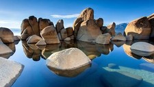 Landscape rocks nature Custom Gaming Mat Desk picture