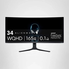 *READ* Alienware AW3423DWF 34in Curved QD-OLED Gaming Monitor 165Hz 0.1ms Black picture