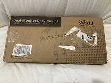 WALI GSDM002 Dual LCD Monitor Desk Mount - Black picture