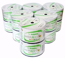 600 RIDATA 16X DVD-R DVDR White Inkjet Hub Printable 4.7GB Recordable Disc picture