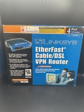 LINKSYS EtherFast Cable/DSL VPN Router with 4-Port 10/100 Switch BEFVP41 Wired picture