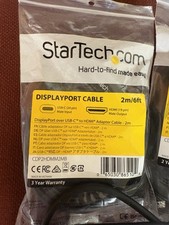 StarTech USB-C (Male) to HDMI (Male) DisplayPort Cable 2m/6ft lot of 4 picture