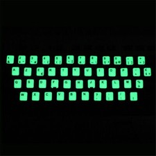 Luminous Keyboard Stickers Russian Korean Arabic English Japanese French Italian picture
