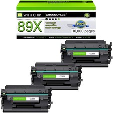3PK GREENCYCLE 89X CF289X Chip Toner For HP Enterprise M507N DN X  MFP M528C Z picture