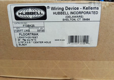 Hubbell FT3BK25 FloorTrak 3 Cable Cover Floor Guard 25ft Black PVC New USA picture