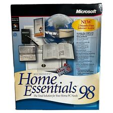 Microsoft Home Essentials 98 CD-ROM Vintage picture