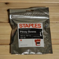 Red Ink Cartridge - Staples Brand (for Pitney Bowes) 797-0, 797-Q, 797-M picture