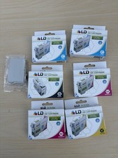 LD T127 Ink Cartridge Lot Epson Workforce 127 Cyan Magenta Yellow Black 6pc picture
