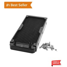 18 Pipe Aluminum Computer Radiator Heat Exchanger 270mm x 120mm for PC CPU Wa... picture