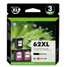 62 XL XXL 2*Color & 1*Black Ink Cartridges For HP Officejet 5740 5741 5742 5743 picture