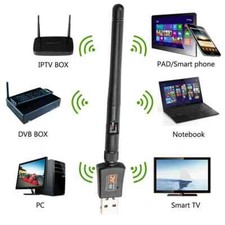 10 x AC 600Mbps Dual Band 2.4/5Ghz Wireless USB WiFi Network Adapter w/Antenna picture