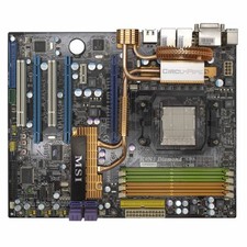 Carte Mère MSI K9N2 Diamond AM2 + Avec Carte Son Extreme X-Fi ATX 4 Slot picture