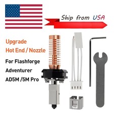 Upgrade Hotend 0.4mm hardened steel Nozzle For Flashforge Adventurer 5M/5M Pro picture