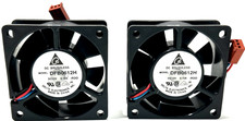 2PCS Delta DFB0612H 12V DC 0.15A Dual Ball Bearing Brushless PWM Fan picture