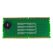 Desktop Motherboard Repair Analyzer Tester DDR4 RAM Memory Slot Test Card w/ LED picture