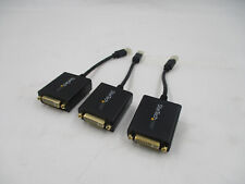 Lot of 3x StarTech Mini DisplayPort to DVI Video Adapter Converter P/N: MDP2DVI picture