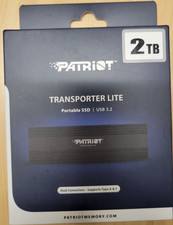 PATRIOT Transporter Lite 2TB EXTERNAL SSD USB Type-C 3.2 Gen 2 3.1 2 PTPL2TBPECB picture