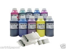 10x250ml ND® Pigment Refill Ink for PGI-72 Canon PIXMA PRO-10 inkjet printer picture