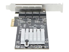 StarTechcom 4-Port 2.5Gb PCIe Network Card Nic PCI 2500 PR42GI NETWORK CARD picture
