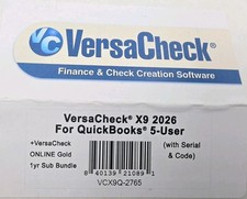 VersaCheck X9 2026 for QuickBooks 5 user - Finance and Check Creation Software picture