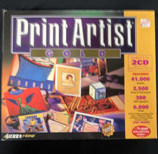 SierraHome Print Artist Gold Desktop Publishing Software 2 CD-ROM Set picture
