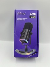 FIFINE Ampligame AM8 Dynamic USB/XLR Microphone Black Windows Mac PS4 PS5 picture