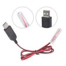 USB Powered 1.5V 3A Dummy Battery Cable For Energy Efficient Electronics Use picture