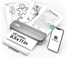 P1 Pro Thermal Printer, Large Format Portable Bluetooth 1 Free Roll Paper picture