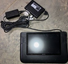 WACOM DTZ-1200W/G LCD Tablet with Converter Box & Cables NO PEN TESTED picture