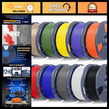 Multicolor PLA+ 3D Printer Filament 10-Pack (10KG) - High-Quality, Durable, Easy picture