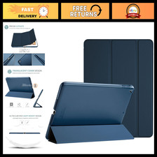 Ultra Slim Lightweight iPad 9.7 Case, Stand Cover, Translucent Frosted Back - Na picture