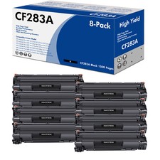 1-10PK CF283A Toner for HP 83A Toner Cartridge LaserJet Pro M127fn M127fw LOT picture
