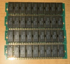 16MB 4 x 4MB 30-Pin SIMM 60ns Gold 9bit FPM Memory PC, IBM 286/386/486 Century picture