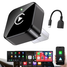 iGENJUN Wireless CarPlay Adapter 2026 Upgrade Mini Design, USB/USB-C Plug & P... picture
