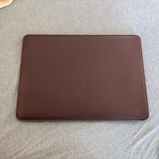Comfyable Faux Leather Laptop Sleeve For MacBook Pro/Air/Neo 13-Inch Dark Coffee picture