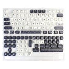 Milky Way White PBT Keycaps MOA Profile Dye-Sub for Cherry MX Switches 125 Keys picture