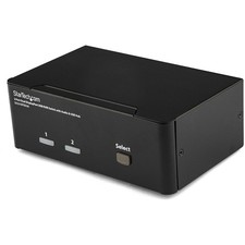 StarTech.com Dual Monitor DisplayPort KVM Switch - 2 Port - USB 2.0 Hub - Audio picture