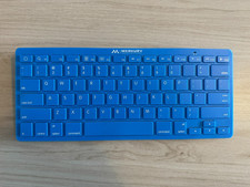 Merkury Innovations Mini Travel Bluetooth Wireless Keyboard Blue picture