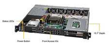 SuperMicro SYS-1019D-4C-RDN13TP+  1U Server - CSE-515M-R601+ X11SDW-4C-TP13F+ picture