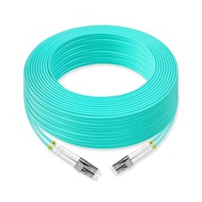 Lebrudos 1Pcs 30 Meter Multi-Mode Fiber Optic Patch Cord LC UPC to LC UPC Dup... picture