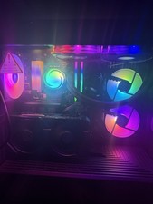 HYTE PRIME Gaming Desktop Tower GeForce RTX Liquid Cooling RGB Black picture