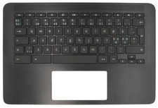 Nordic Keyboard w/ Palmrest for HP ChromeBook 14 G7 CB E 14 G7 TPN-Q255 Black picture
