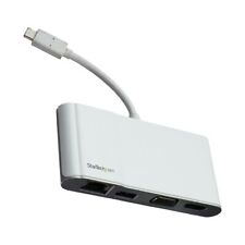 StarTech.com USB-C Multiport (RJ-45 / USB-A / VGA / HDMI) Adapter  - White picture