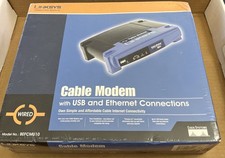 Linksys BEFCMU10 42.88 Mbps Cable Modem USB & Ethernet Connection Wired picture