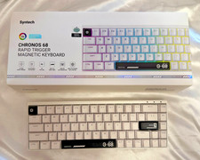 Syntech Chronos 68 Hall Effect Keyboard (White Black + Gateron Jade Pro Switch) picture