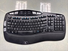 Logitech K-350 Wireless Wave  Keyboard No Dongle Included Model Y-RBN90 picture